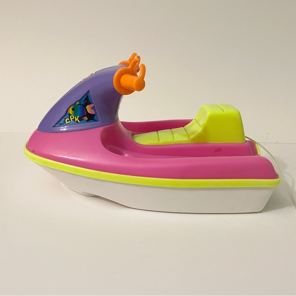 VTG 1997 Cabbage Patch Kids Splash n Fun Jet Ski Wave Cruiser & Dolphin - Picture 6 of 16